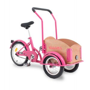 Nákladní mini kolo Kijana - růžové Dětská autíčka Kijana Elektrické dětské auto