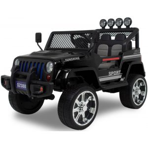 Monster Jeep Elektrické dětské auto v černé barvě Alle producten BerghoffTOYS