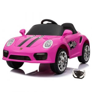 Kijana elektrické dětské auto ve stylu Porsche v růžové barvě Alle producten BerghoffTOYS