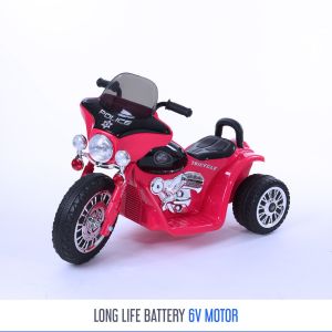 Elektrický Dětský Motocykl Kijana 'Wheely' Červený Dětská autíčka Kijana Elektrické dětské auto