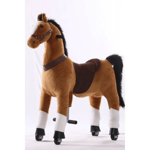 Kijana Jezdecký kůň pro děti (velký) - Hnědý Hračky pro řidiče BerghoffTOYS