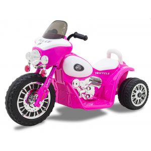 Kijana Elektrický Dětský Motocykl 'Wheely' Růžový Dětská autíčka Kijana Elektrické dětské auto